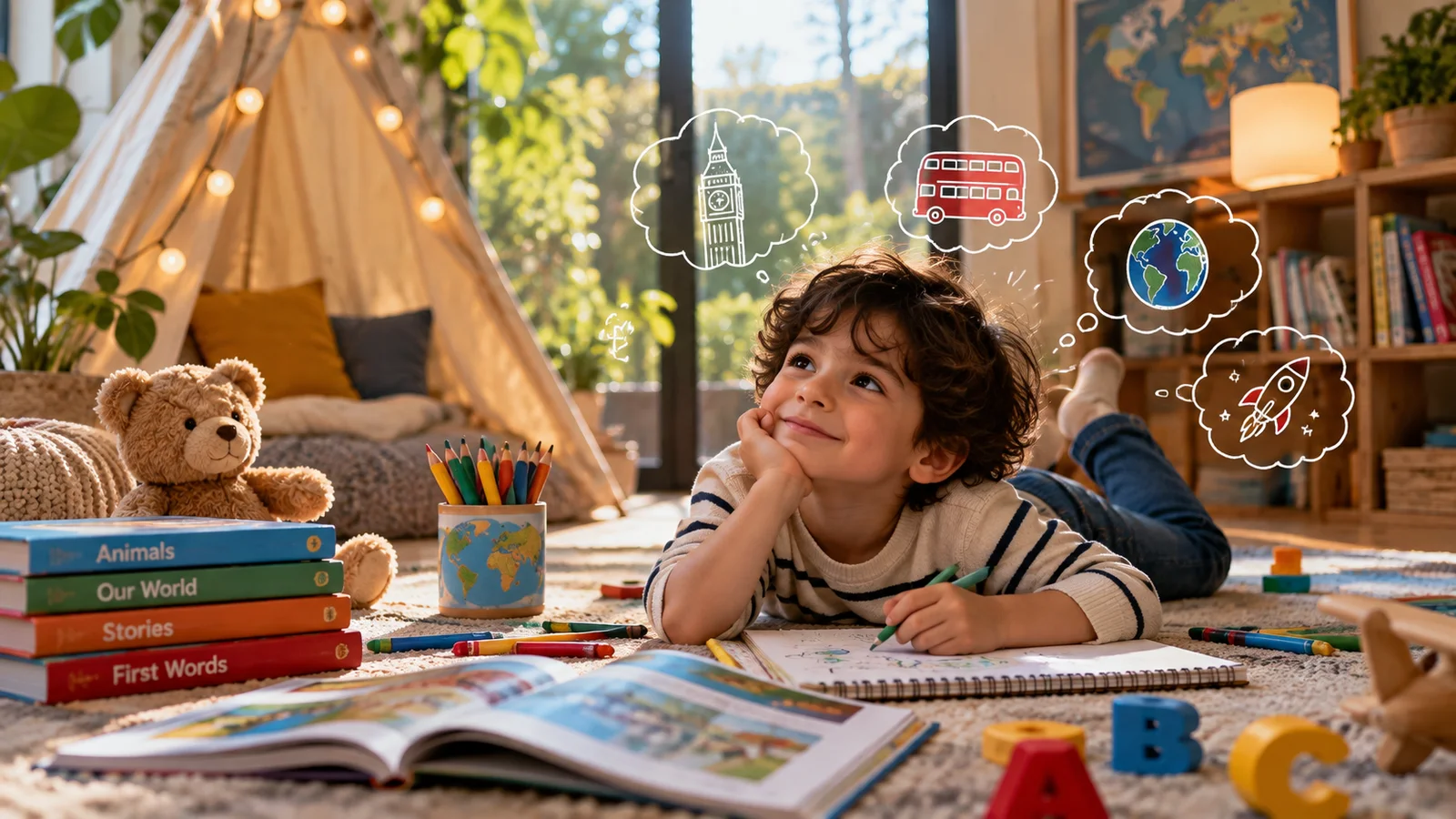 یادگیری زبان انگلیسی کودکان از طریق بازی، داستان و فعالیتهای متناسب با سن